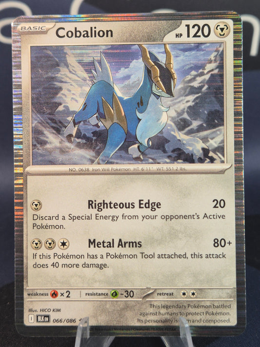 Cobalion 066/086 Black Bolt Holo