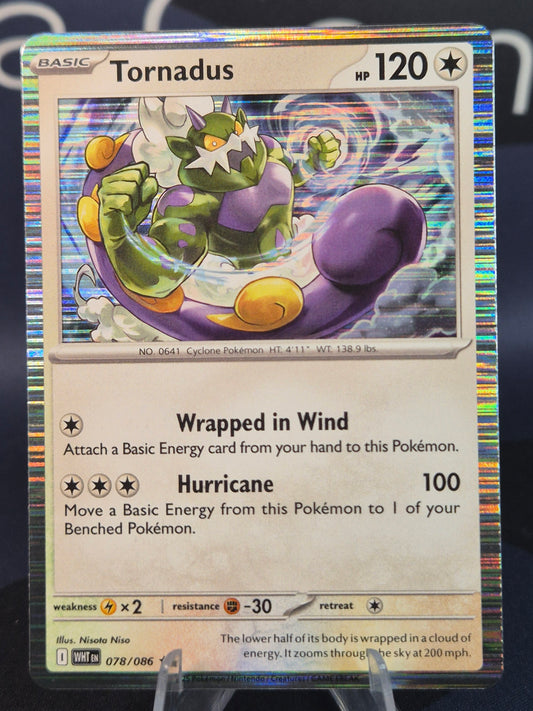 Tornadus 078/086 White Flare Holo