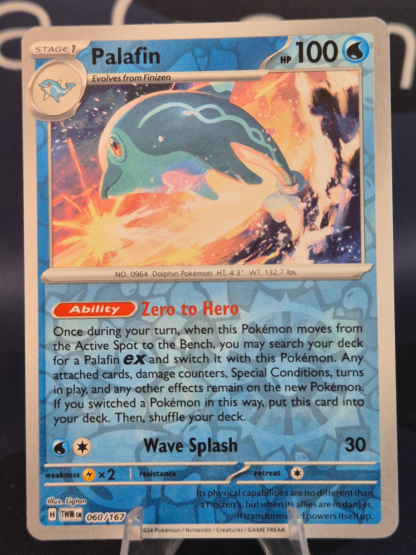 Palafin 060/167 Twilight Masquerade Reverse Holo