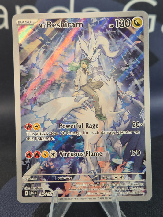 N's Reshiram 167/159 Journey Together Illustration Rare