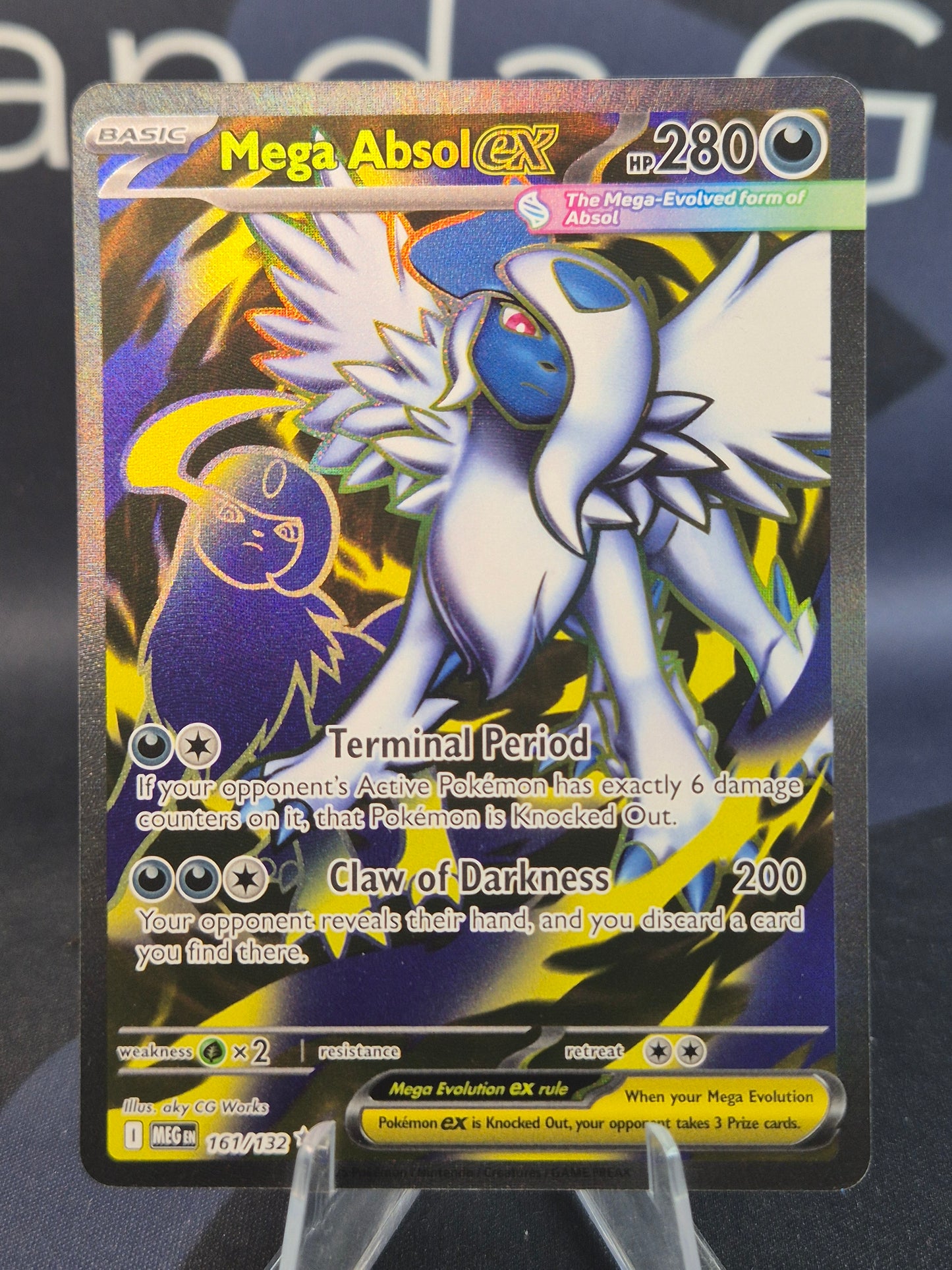 Mega Absol ex 161/132 Mega Evolution Ultra Rare