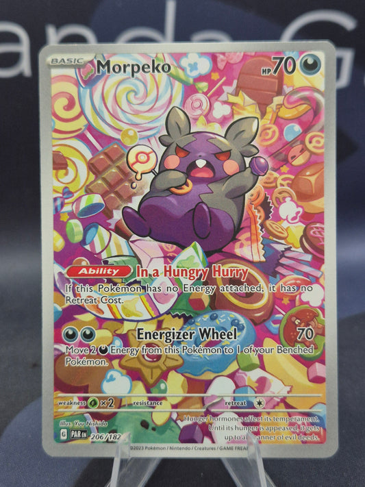 Morpeko 206/182 Paradox Rift Illustration Rare