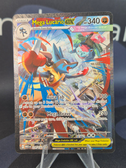 Mega Lucario ex 179/132 Mega Evolution Special Illustration Rare