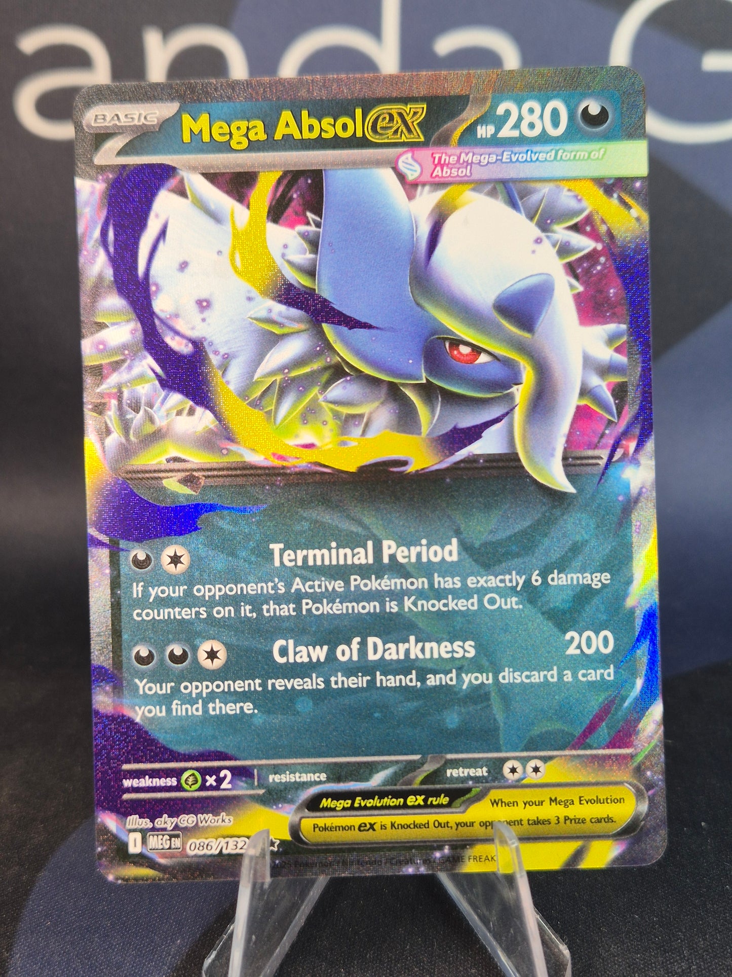 Mega Absol ex 086/132 Mega Evolution Double Rare