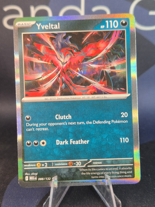 Yveltal 088/132 Mega Evolution Holo Rare