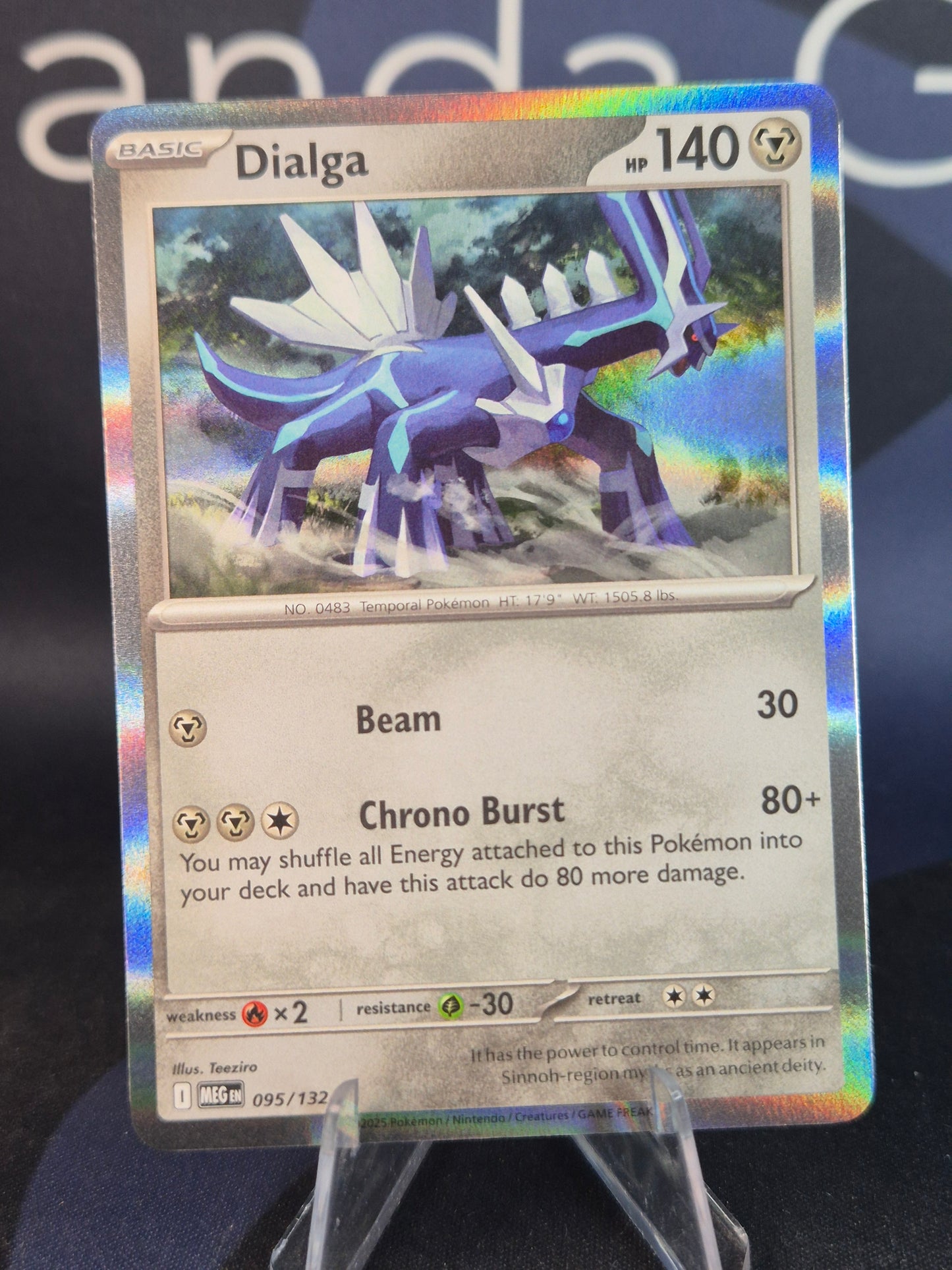 Dialga 095/132 Mega Evolution Holo Rare