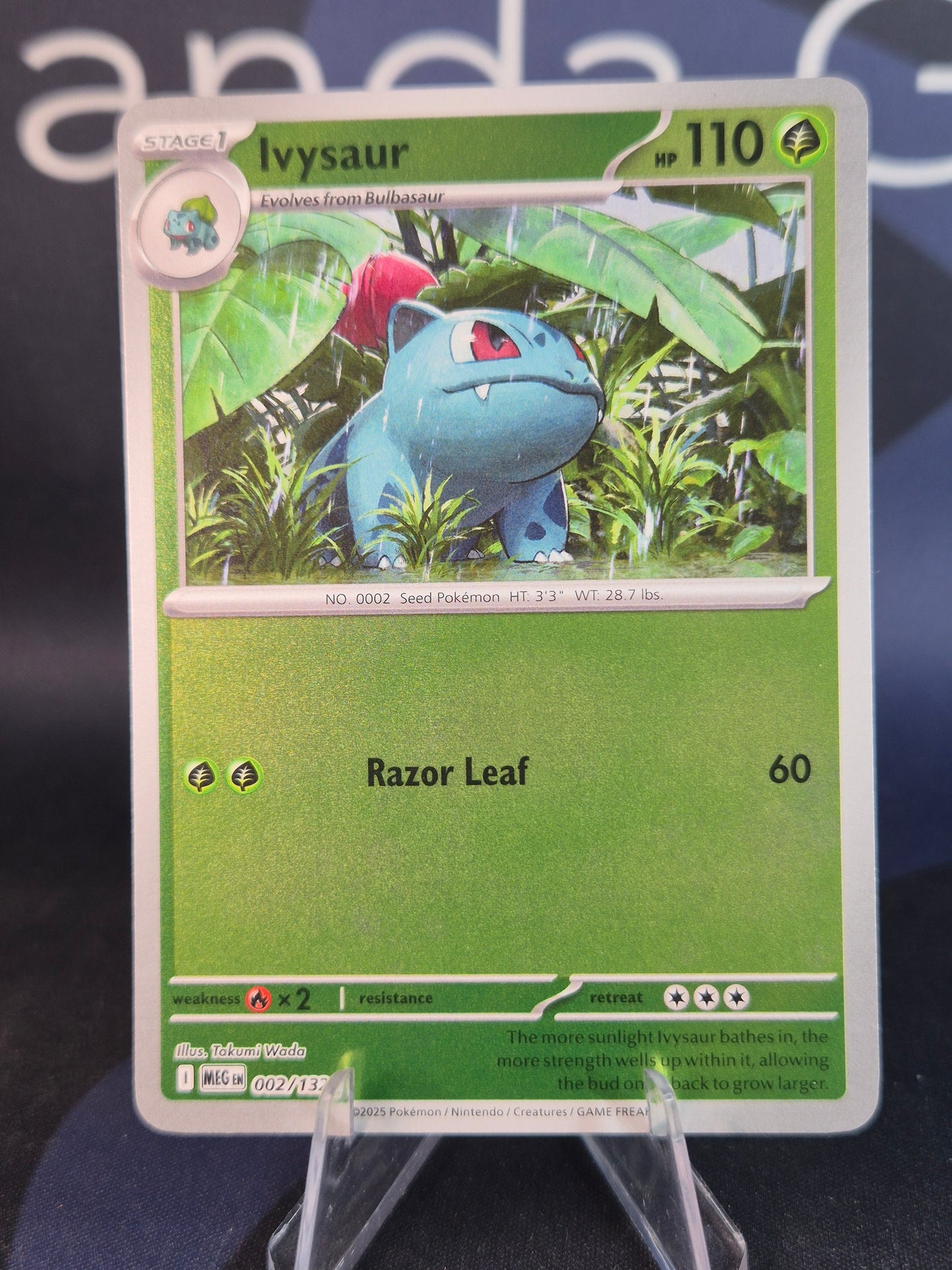 Ivysaur 002/132 Mega Evolution Reverse Holo