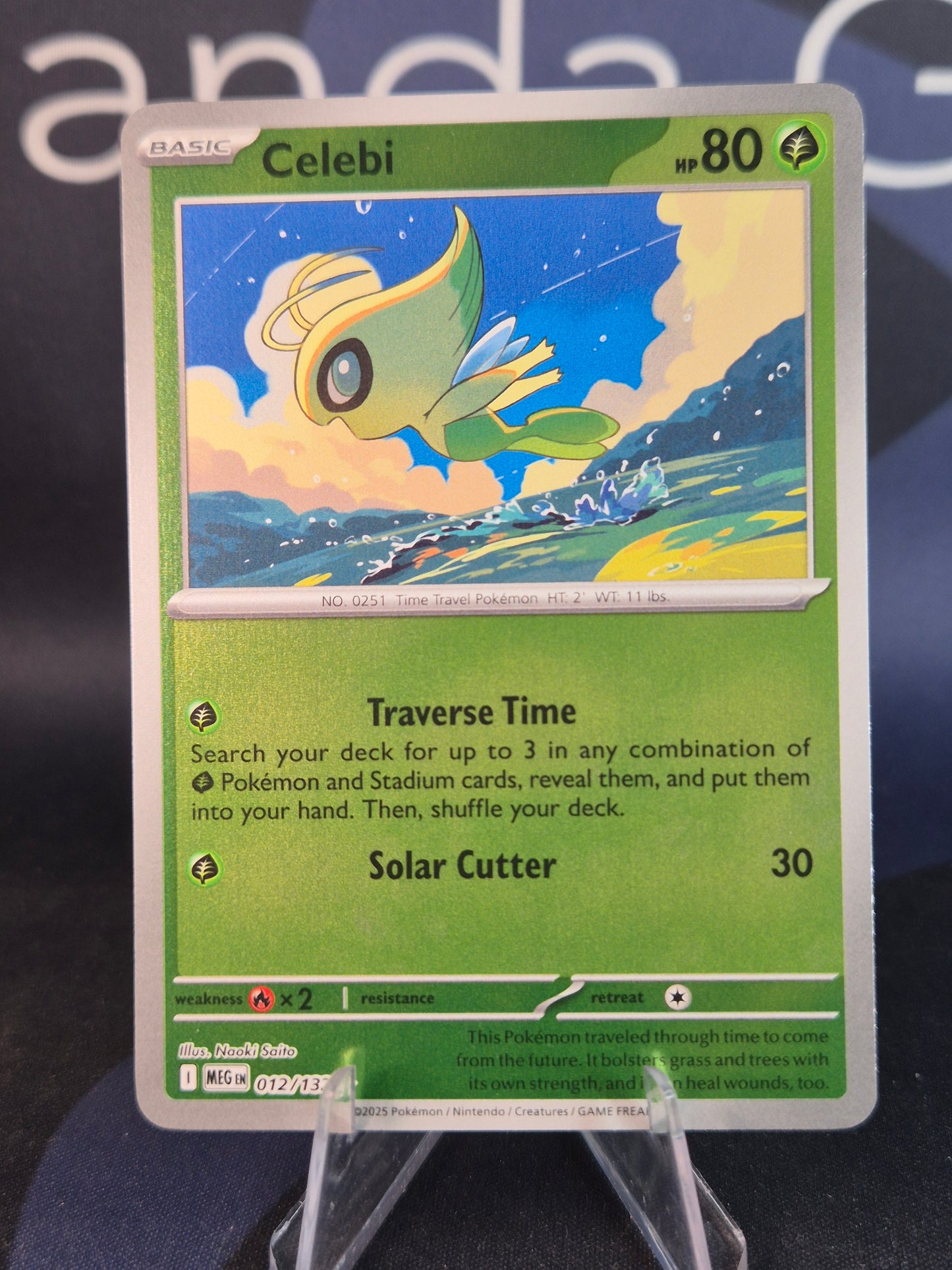 Celebi 012/132 Mega Evolution Reverse Holo