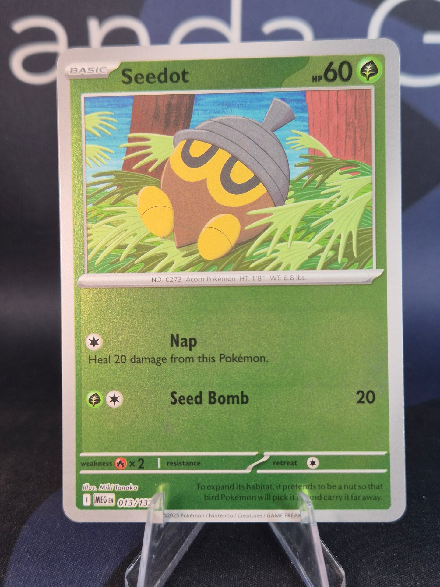 Seedot 013/132 Mega Evolution Reverse Holo