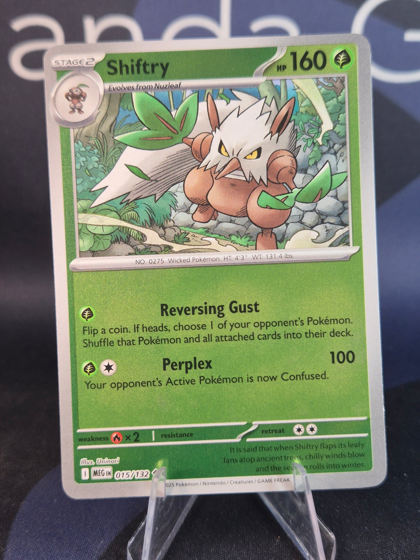 Shiftry 015/132 Mega Evolution Reverse Holo