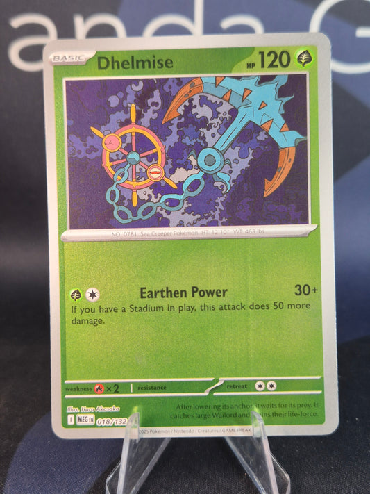 Dhelmise 018/132 Mega Evolution Reverse Holo