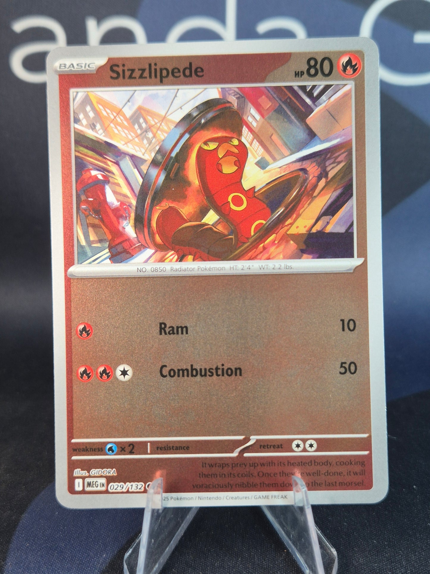 Sizzlipede 029/132 Mega Evolution Reverse Holo