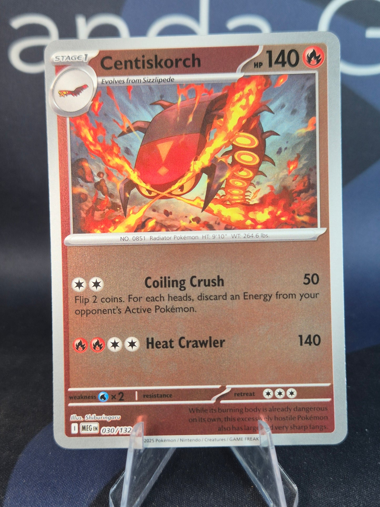 Centiskorch 030/132 Mega Evolution Reverse Holo