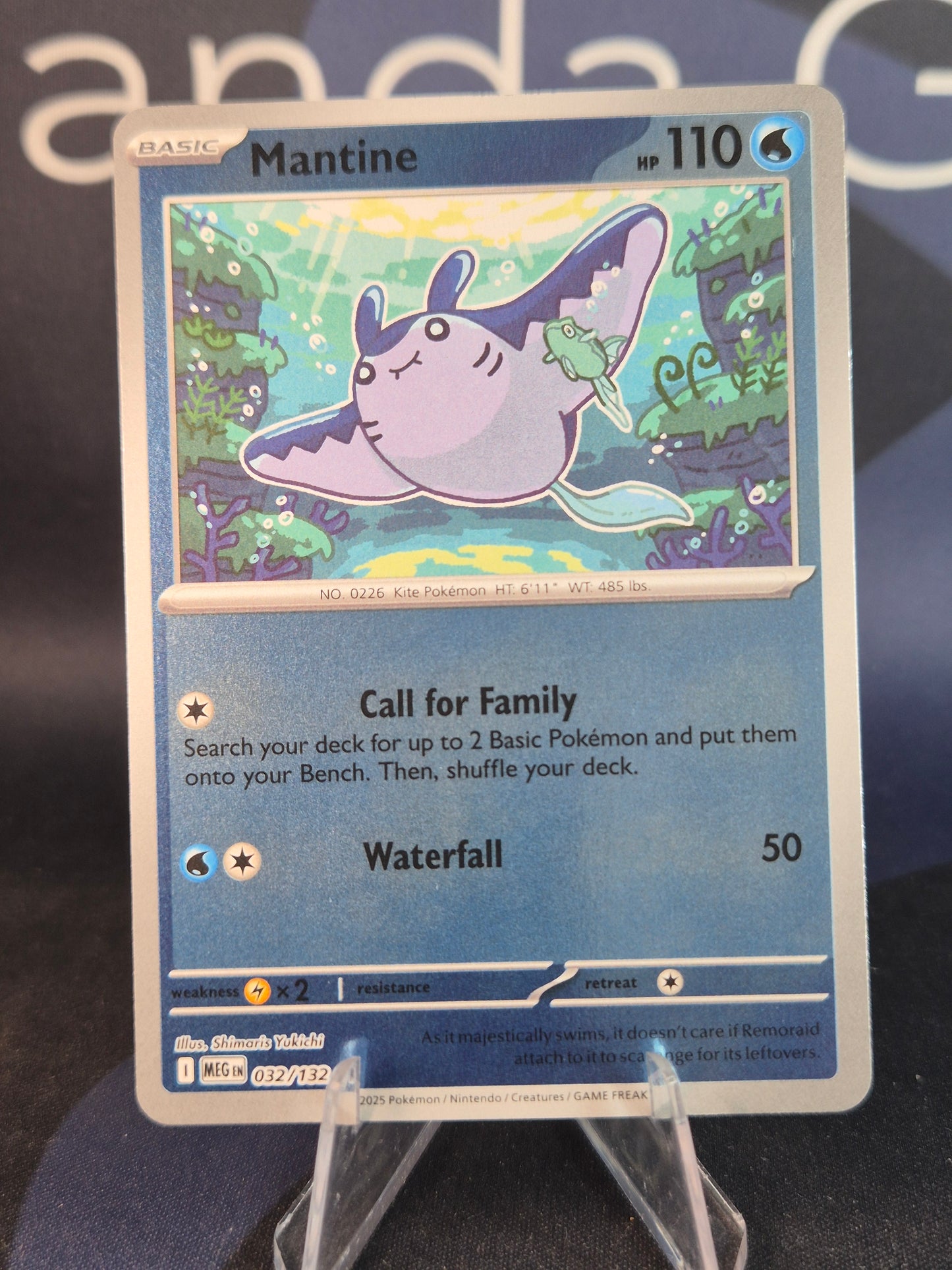 Mantine 032/132 Mega Evolution Reverse Holo