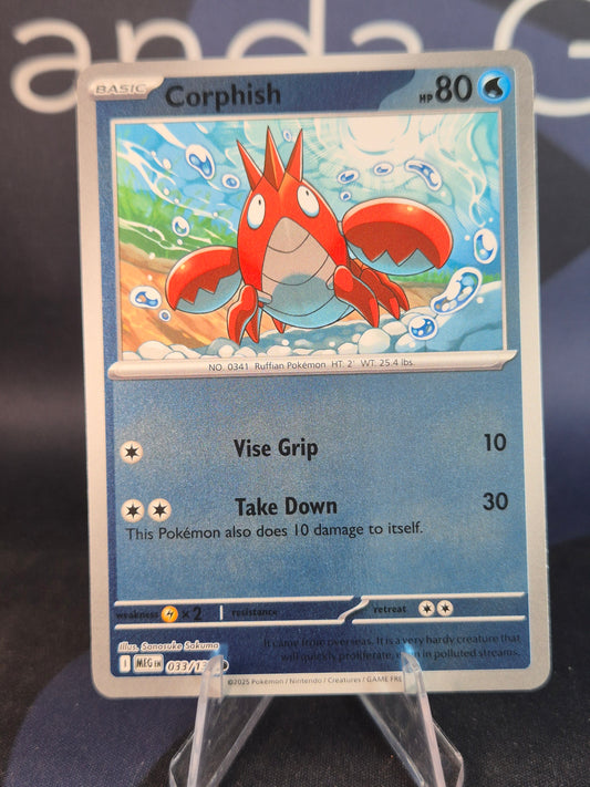 Corphish 033/132 Mega Evolution Reverse Holo
