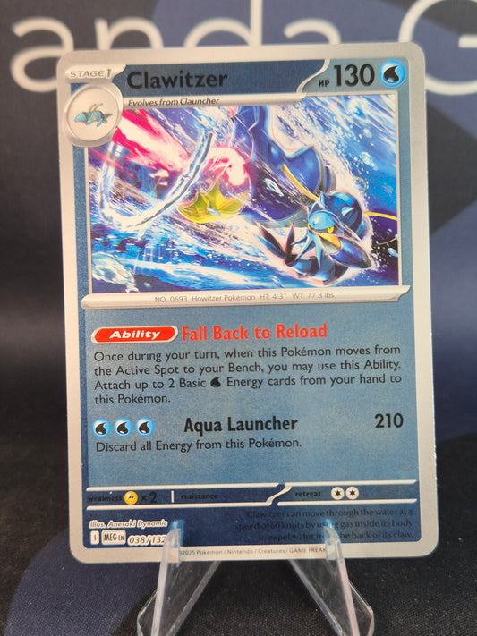 Clawitzer 038/132 Mega Evolution Reverse Holo