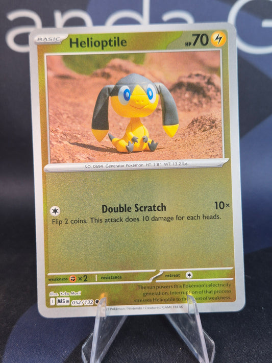 Helioptile 052/132 Mega Evolution Reverse Holo