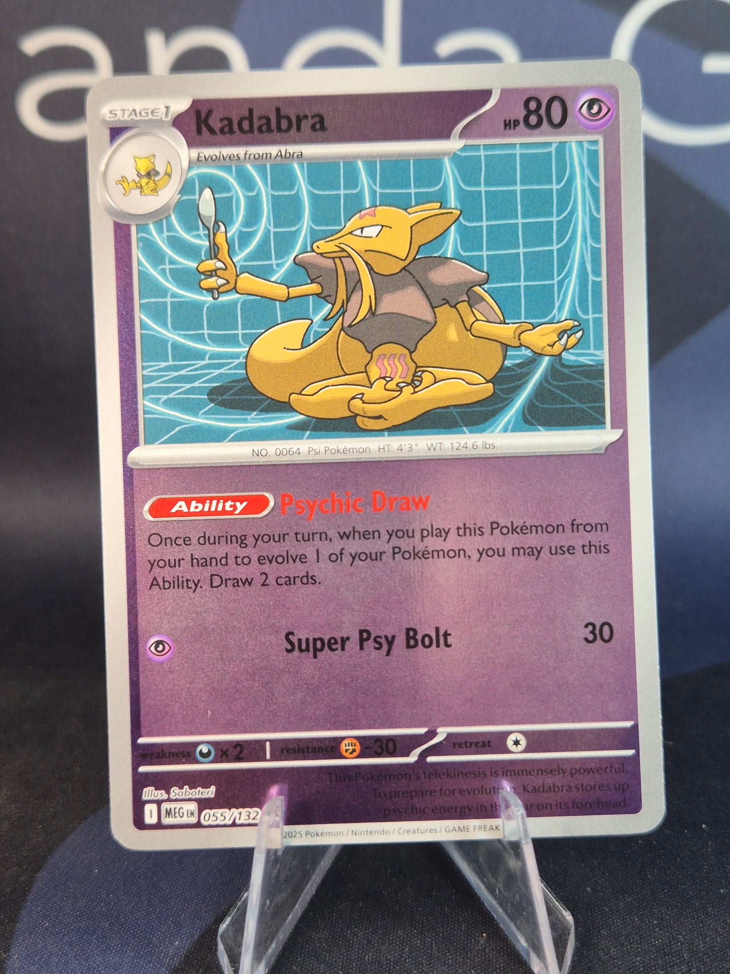 Kadabra 055/132 Mega Evolution Reverse Holo