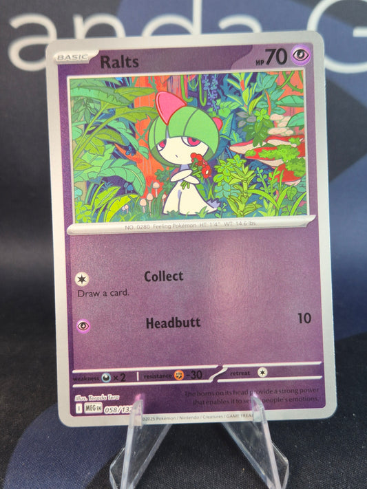 Ralts 058/132 Mega Evolution Reverse Holo