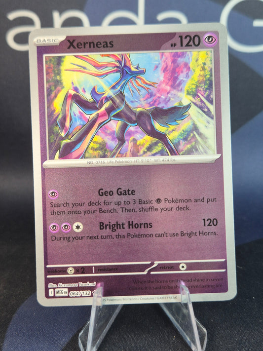Xerneas 064/132 Mega Evolution Reverse Holo
