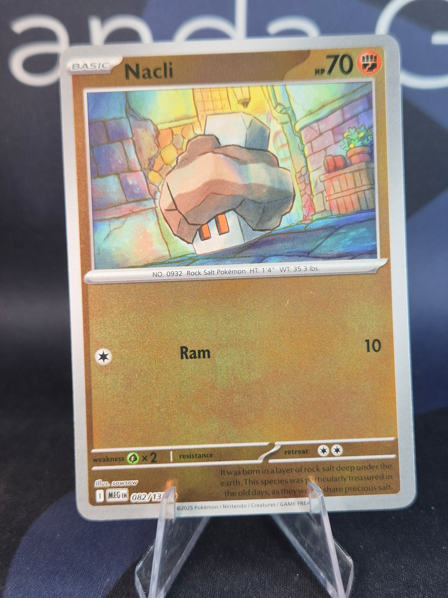 Nacli 082/132 Mega Evolution Reverse Holo