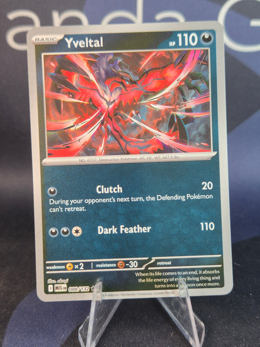 Yveltal 088/132 Mega Evolution Reverse Holo