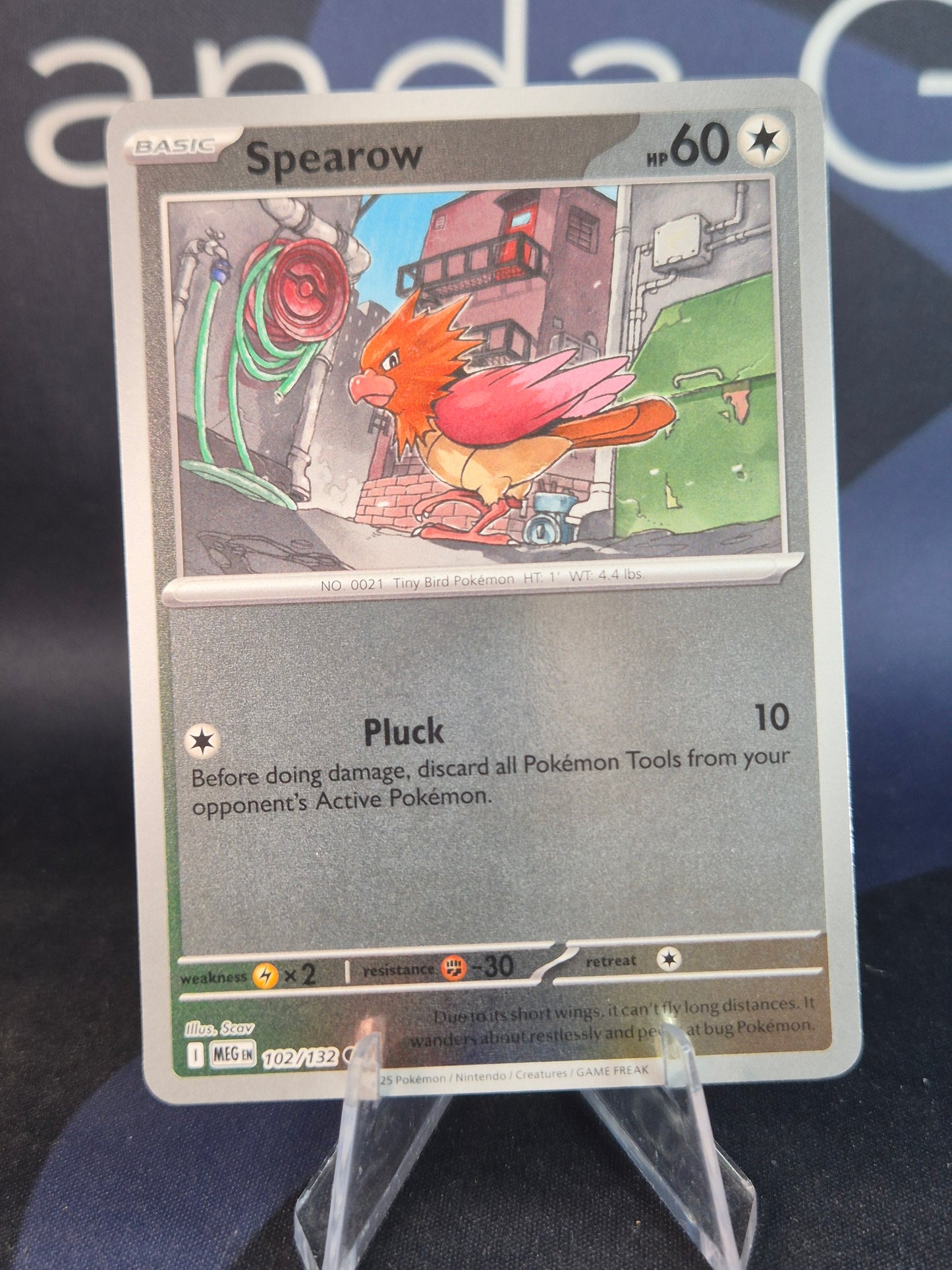 Spearow 102/132 Mega Evolution Reverse Holo