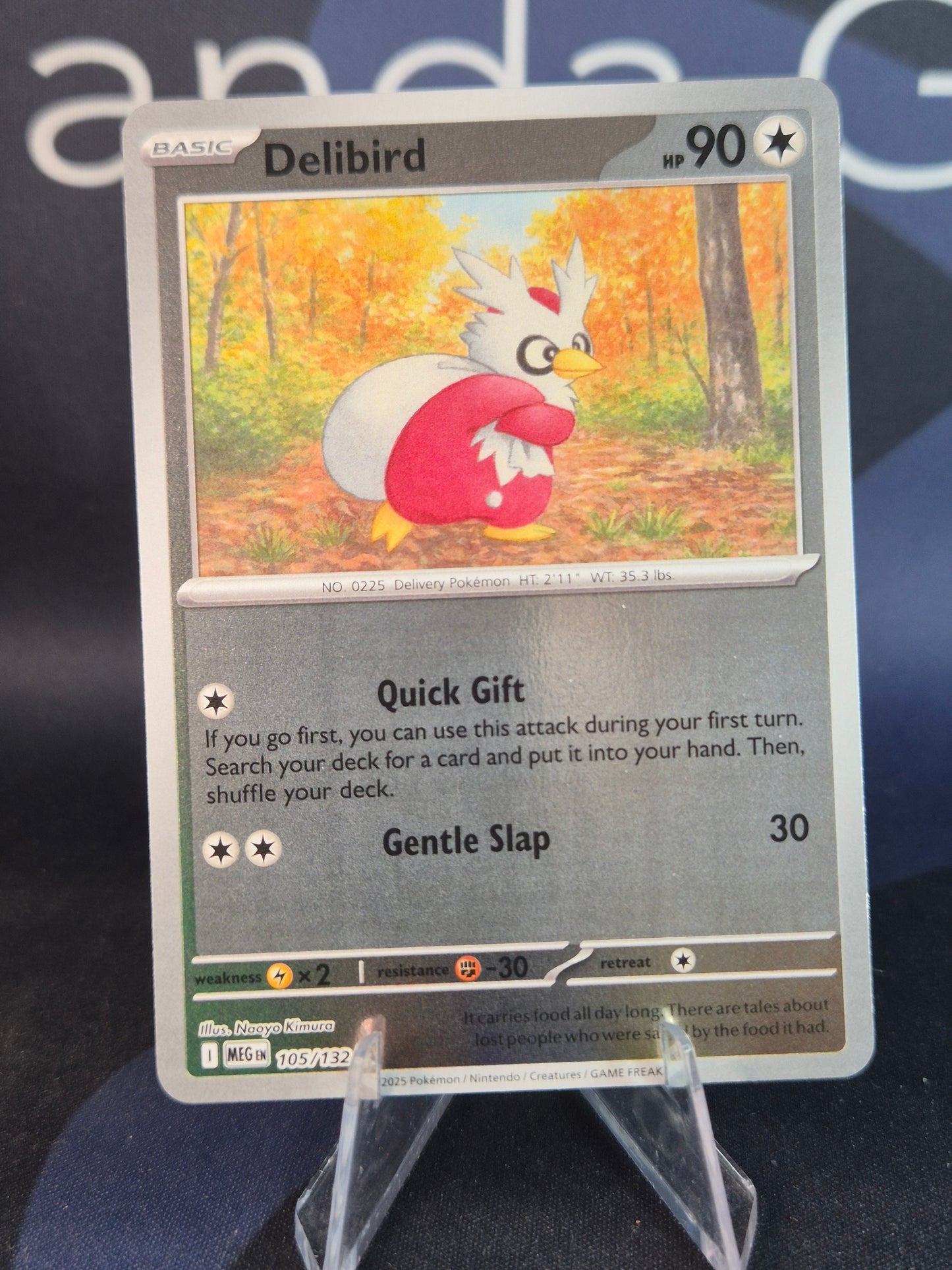 Delibird 105/132 Mega Evolution Reverse Holo