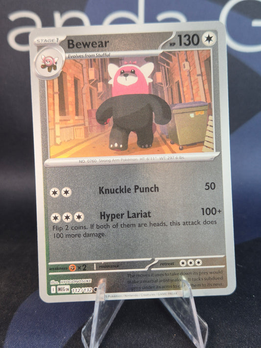Bewear 112/132 Mega Evolution Reverse Holo