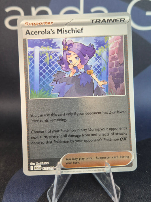 Acerola's Mischief 113/132 Mega Evolution Reverse Holo