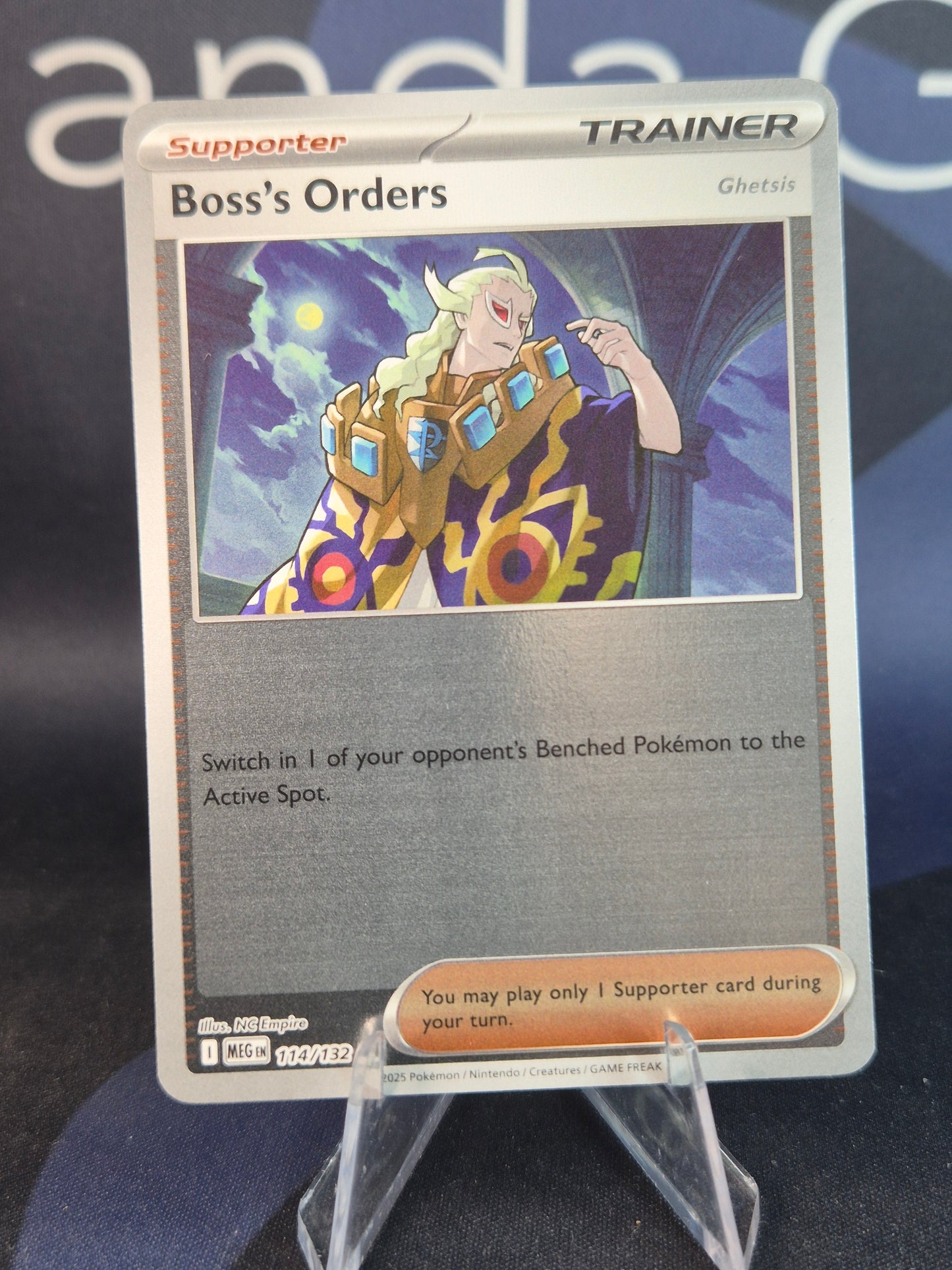 Boss's Orders 114/132 Mega Evolution Reverse Holo
