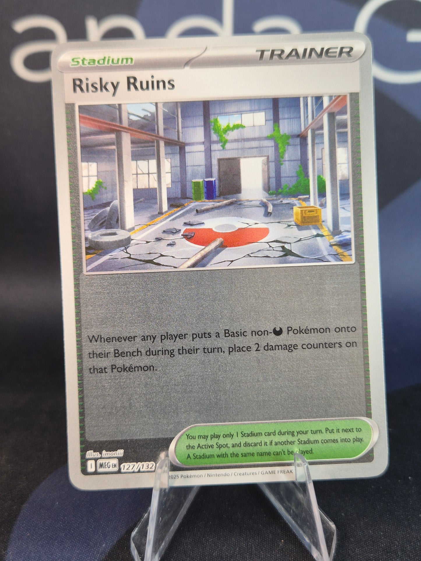 Risky Ruins 127/132 Mega Evolution Reverse Holo