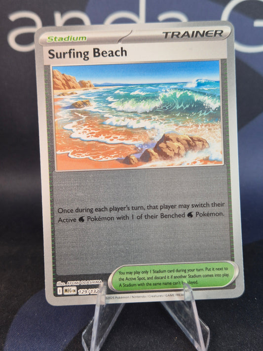 Surfing Beach 129/132 Mega Evolution Reverse Holo