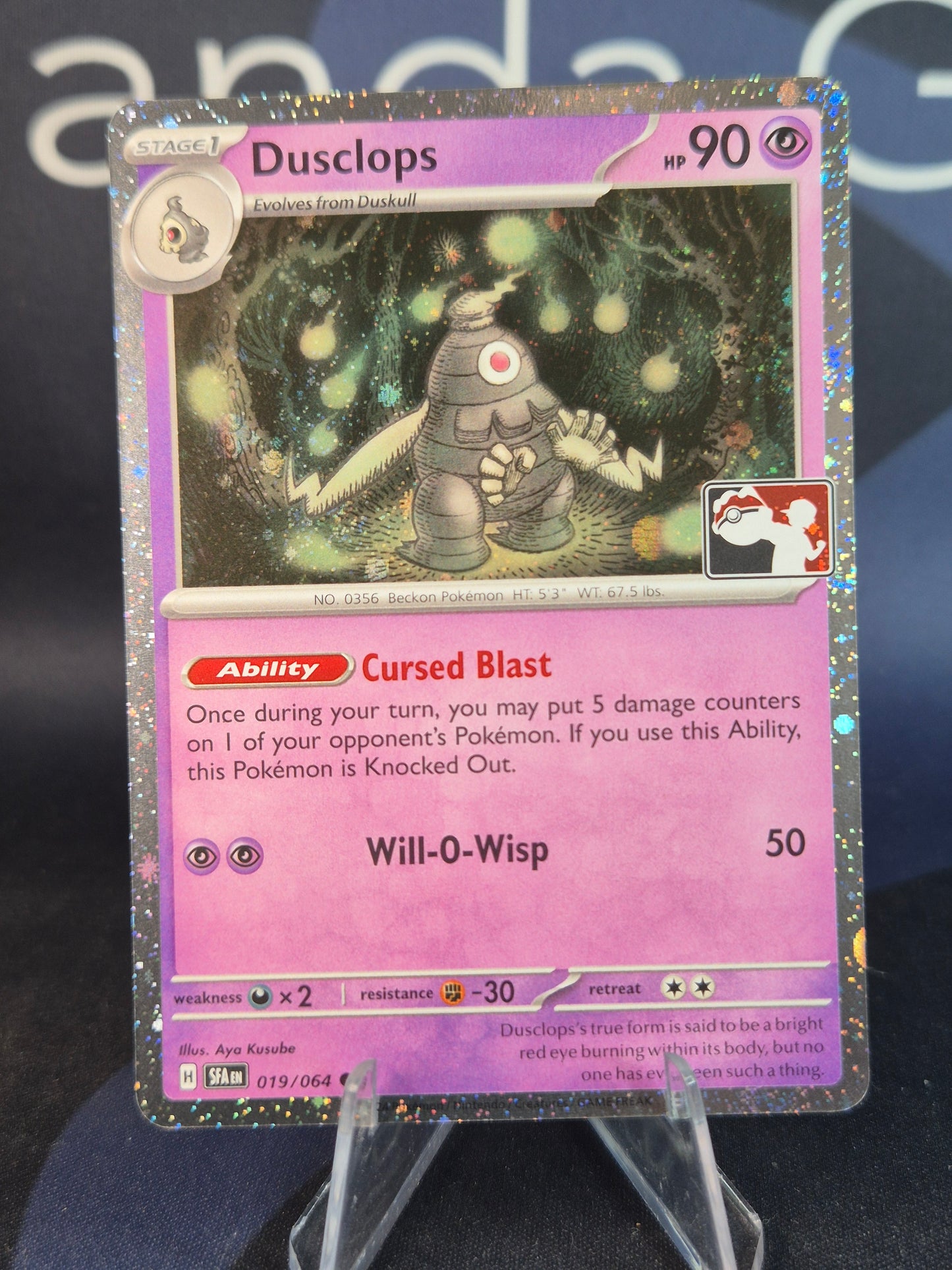 Dusclops Play Stamp Series 7 Holo