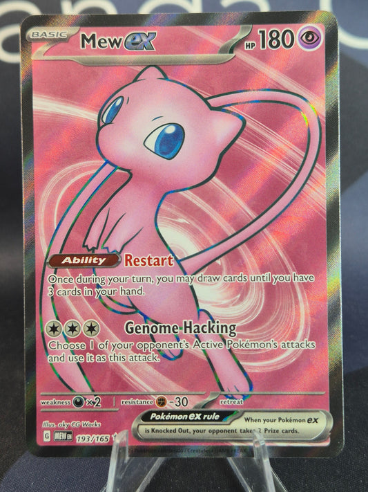 Mew ex 193/165 151 Ultra Rare