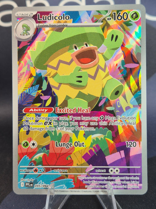 Ludicolo 095/094 Phantasmal Flames Illustration Rare
