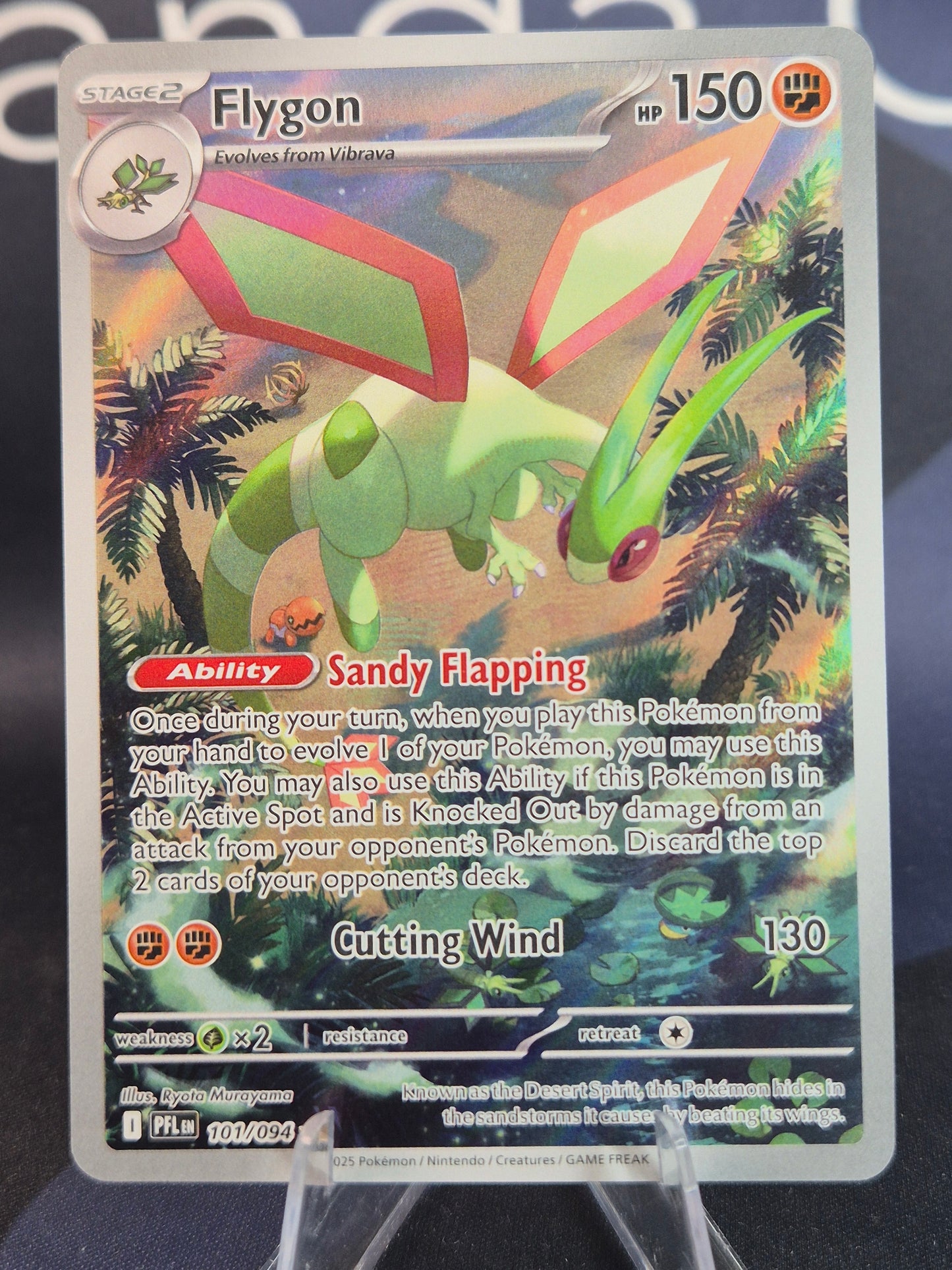 Flygon 101/094 Phantasmal Flames Illustration Rare