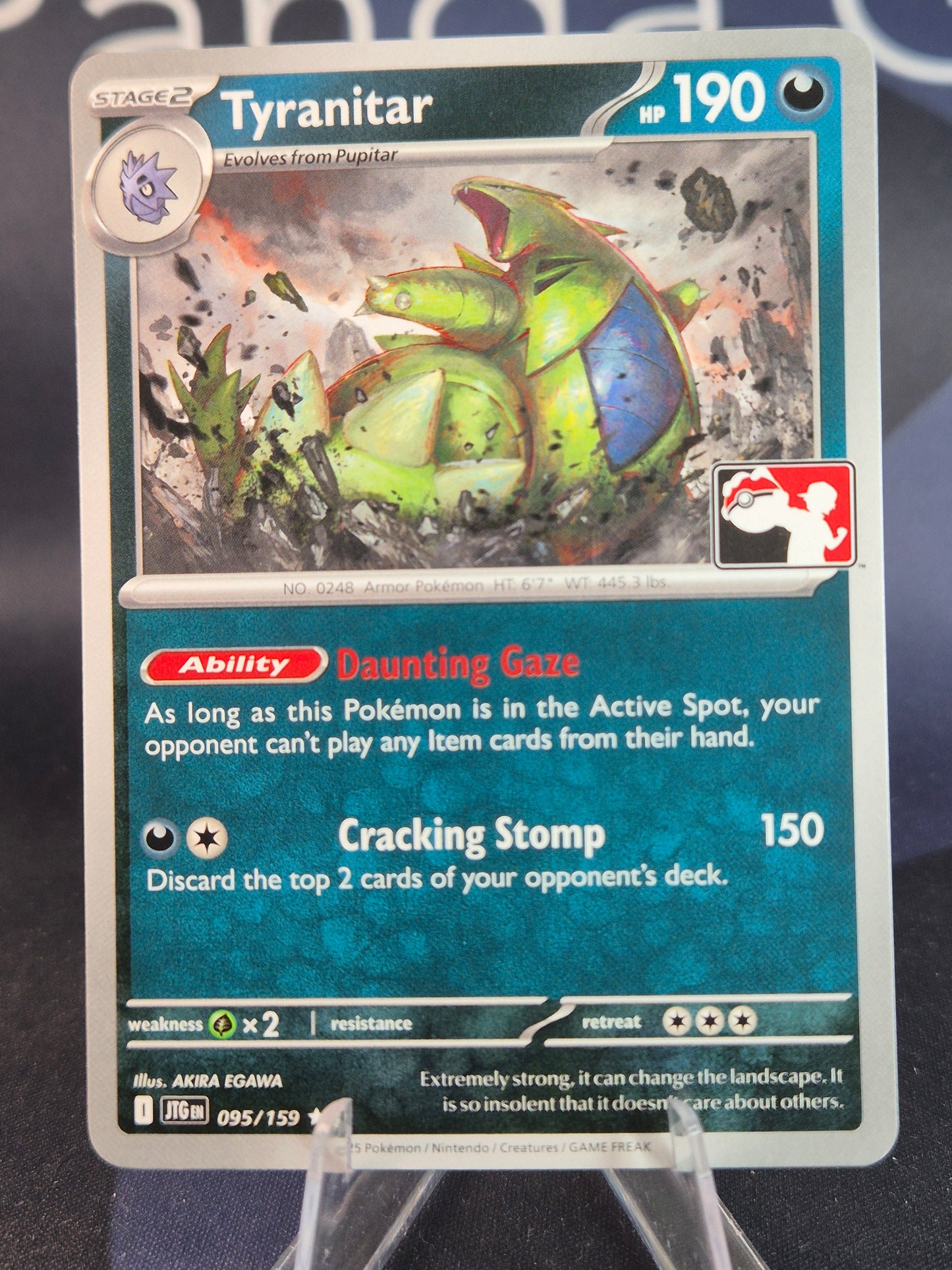 Tyranitar Play Stamp Series 7