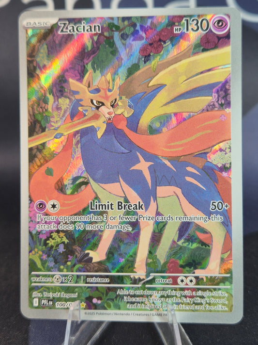 Zacian 100/094 Phantasmal Flames Illustration Rare