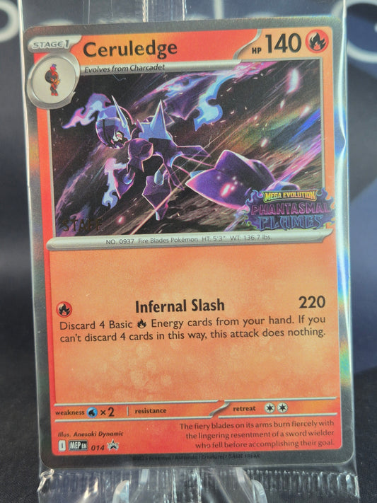 Phantasmal Flames Pre-release Stamped Staff Promos SEALED