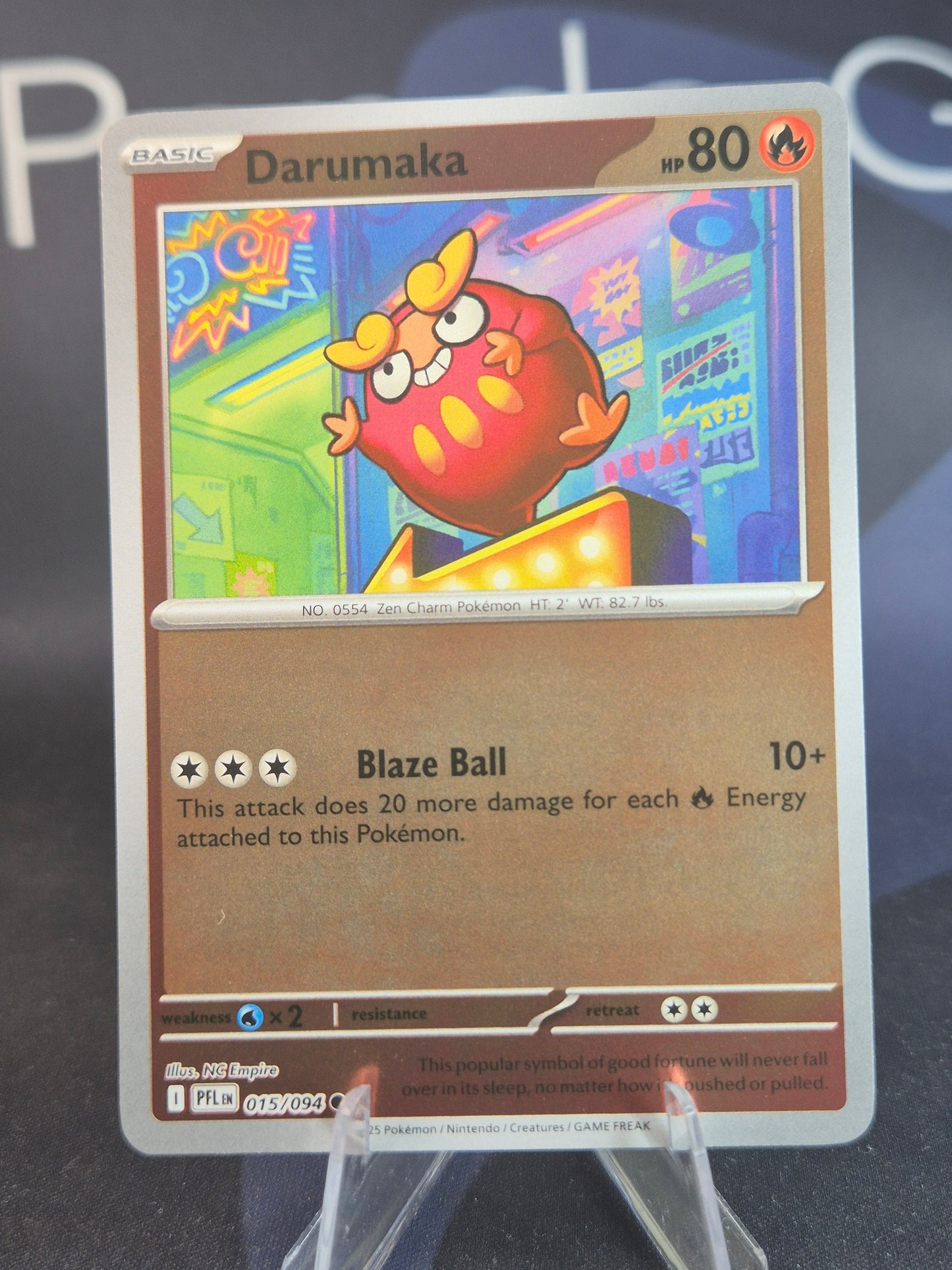 Darumaka 015/094 Phantasmal Flames Reverse Holo