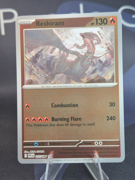 Reshiram 017/094 Phantasmal Flames Reverse Holo