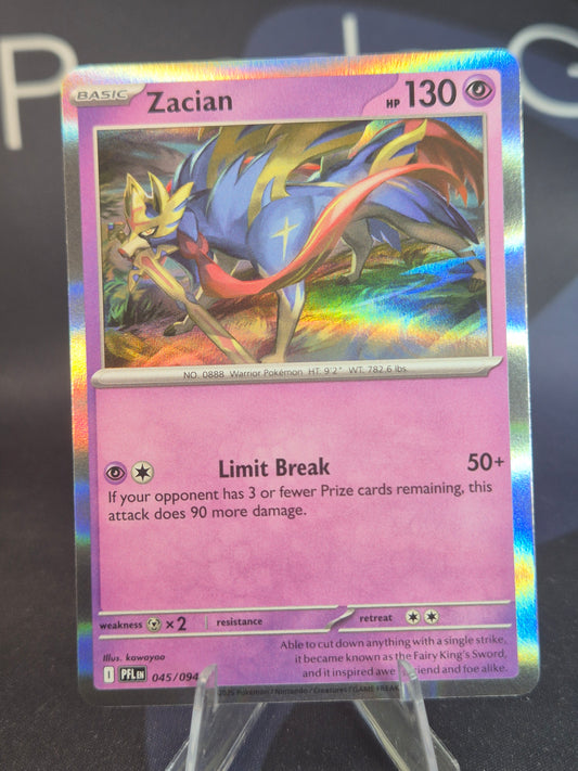 Zacian 045/094 Phantasmal Flames Holo
