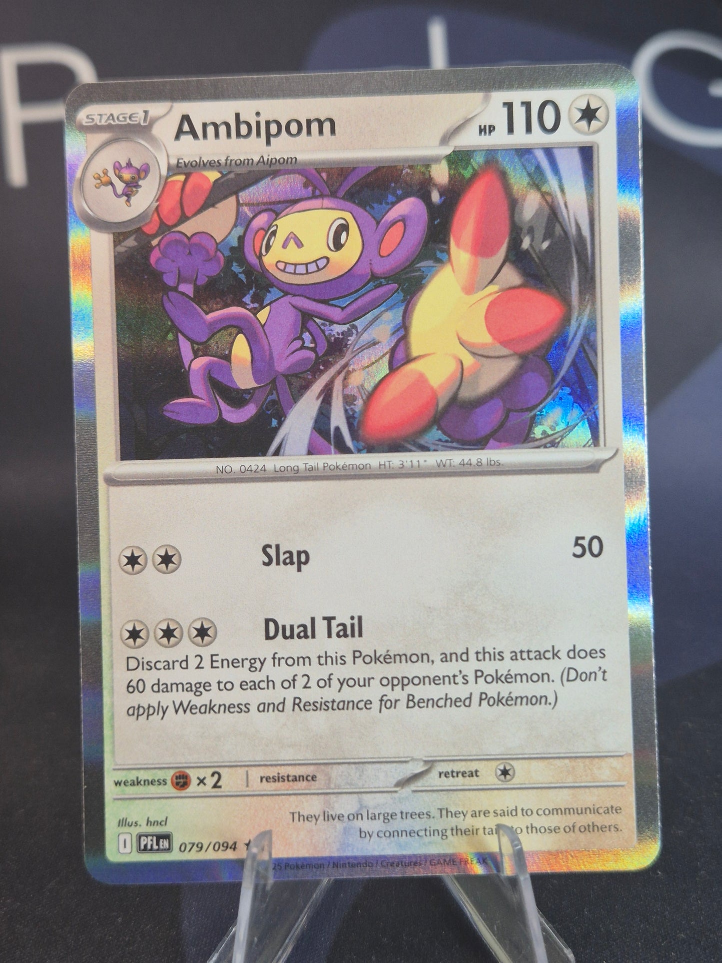 Ambipom 079/094 Phantasmal Flames Holo
