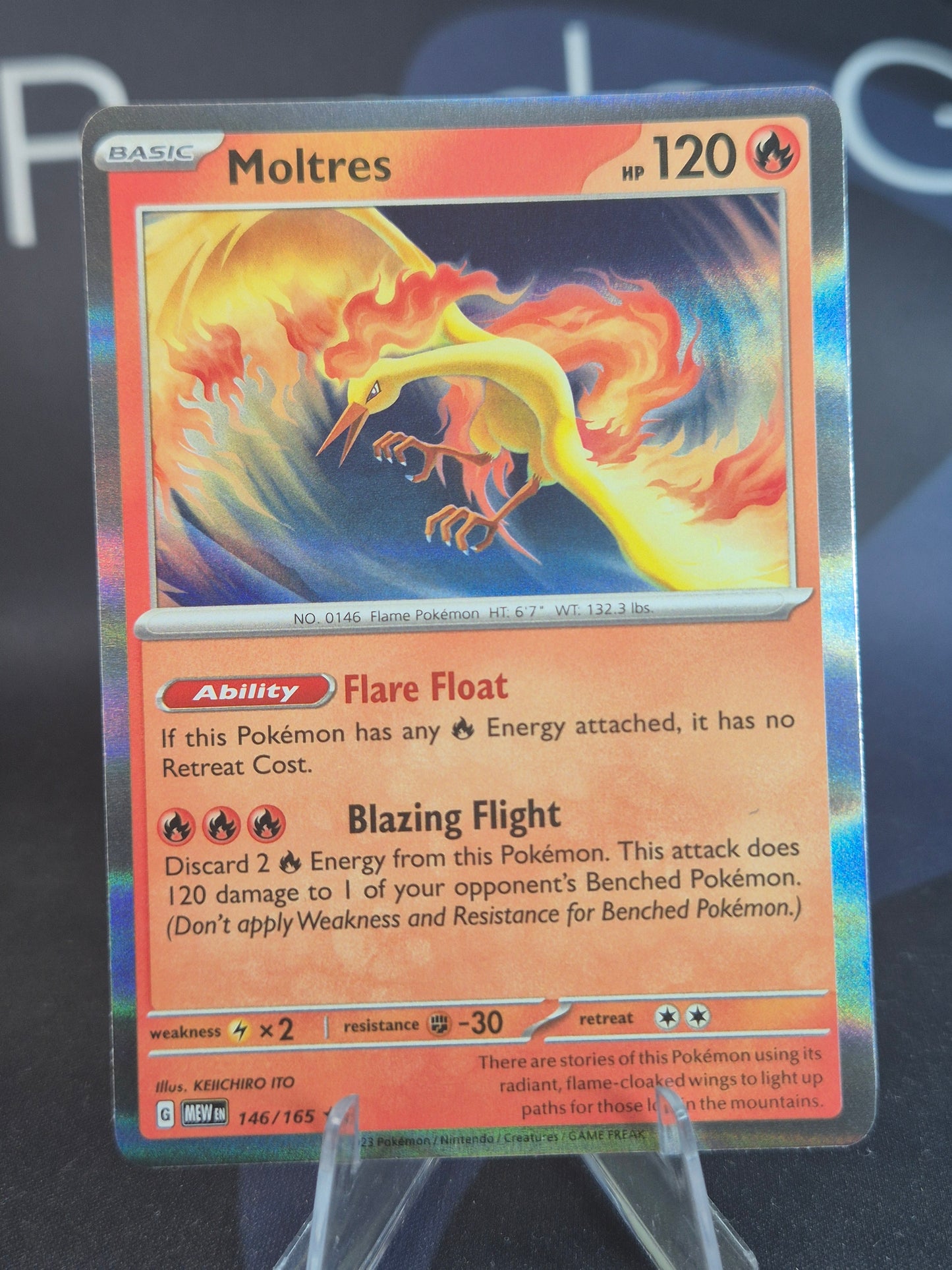 Moltres 146/165 151 Holo