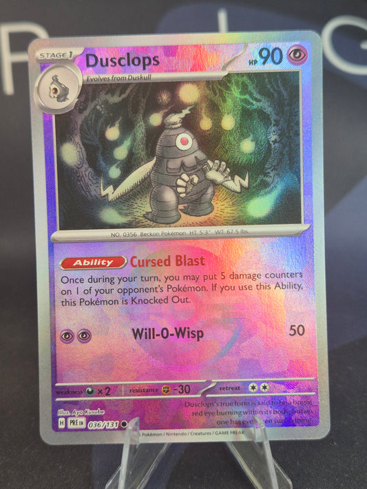 Dusclops 036/131 Prismatic Evolutions Pokeball Reverse Holo