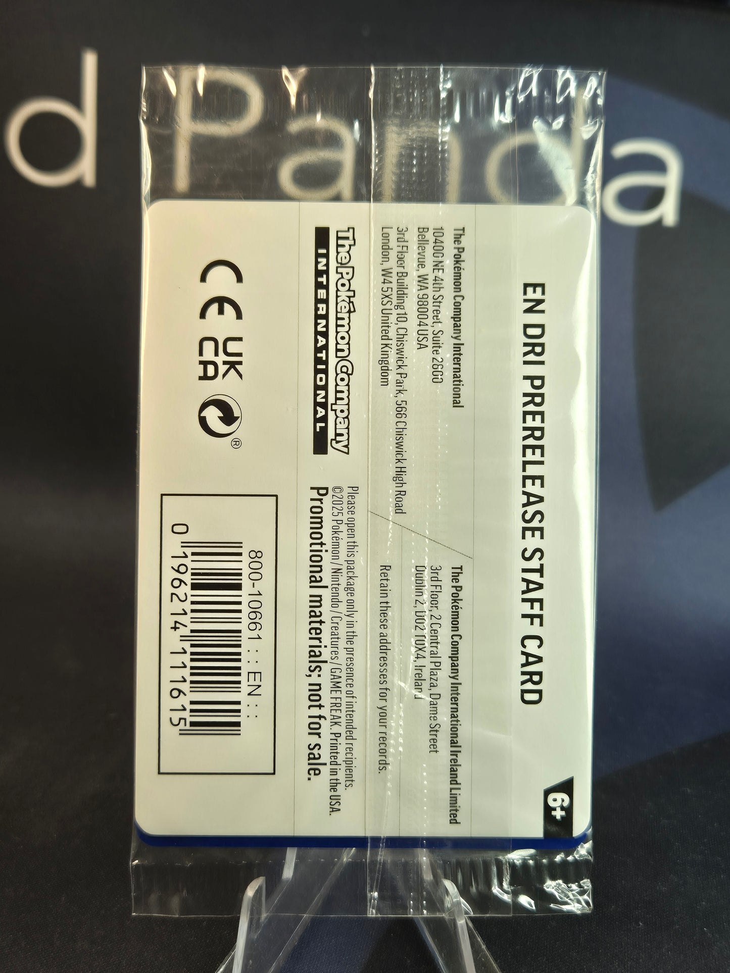 Destined Rivals Pre-release Staff Stamped Promos - Set of 4 SEALED