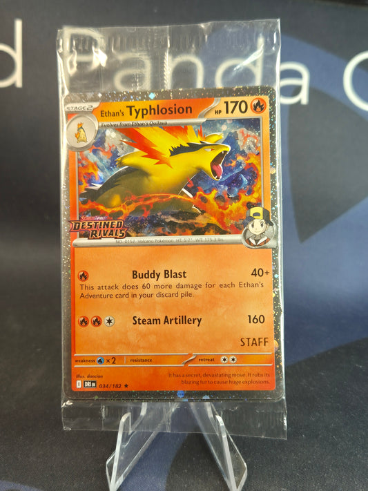 Destined Rivals Pre-release Staff Stamped Promos - Set of 4 SEALED