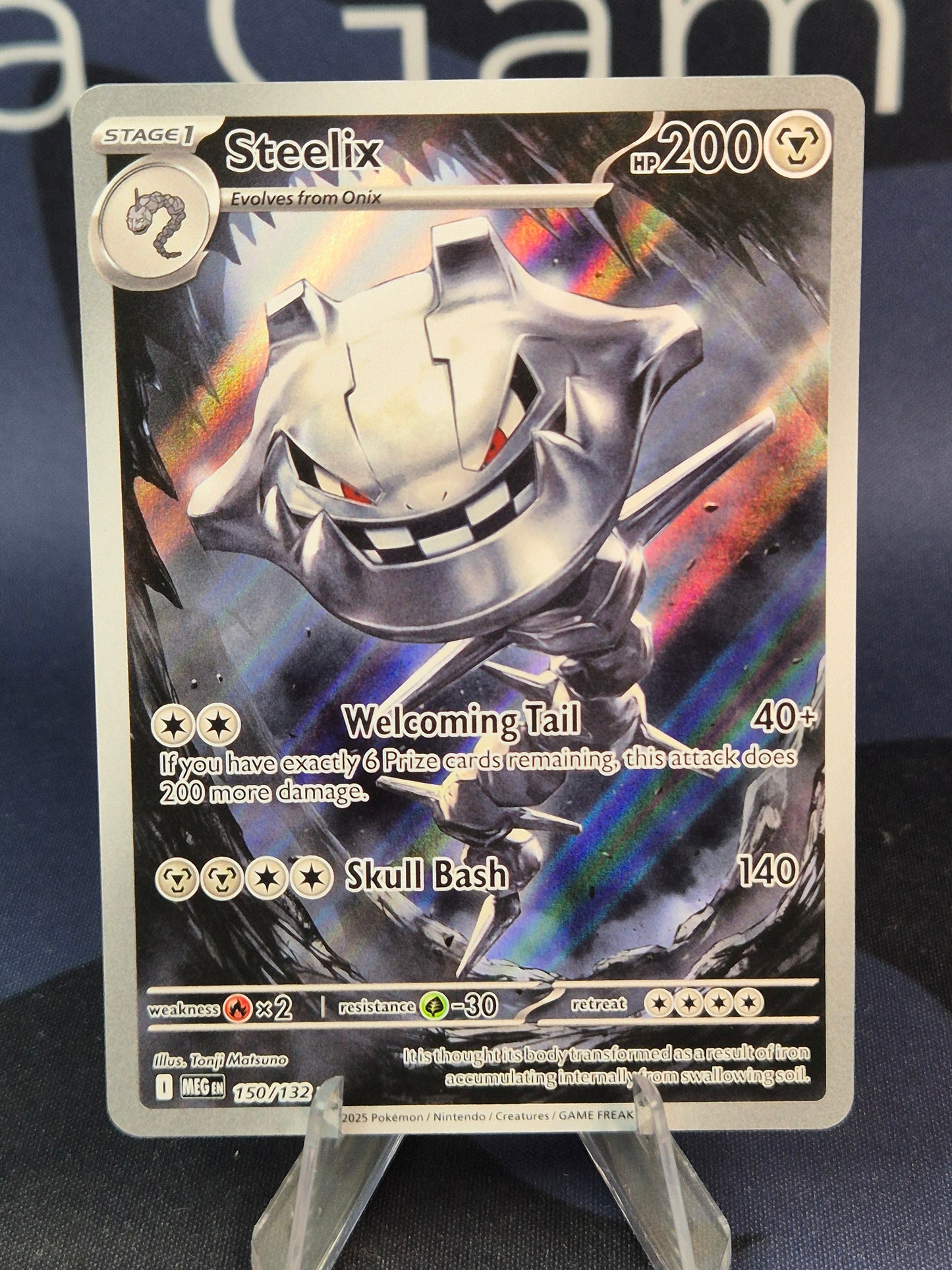 Steelix 150/132 Mega Evolution Illustration Rare