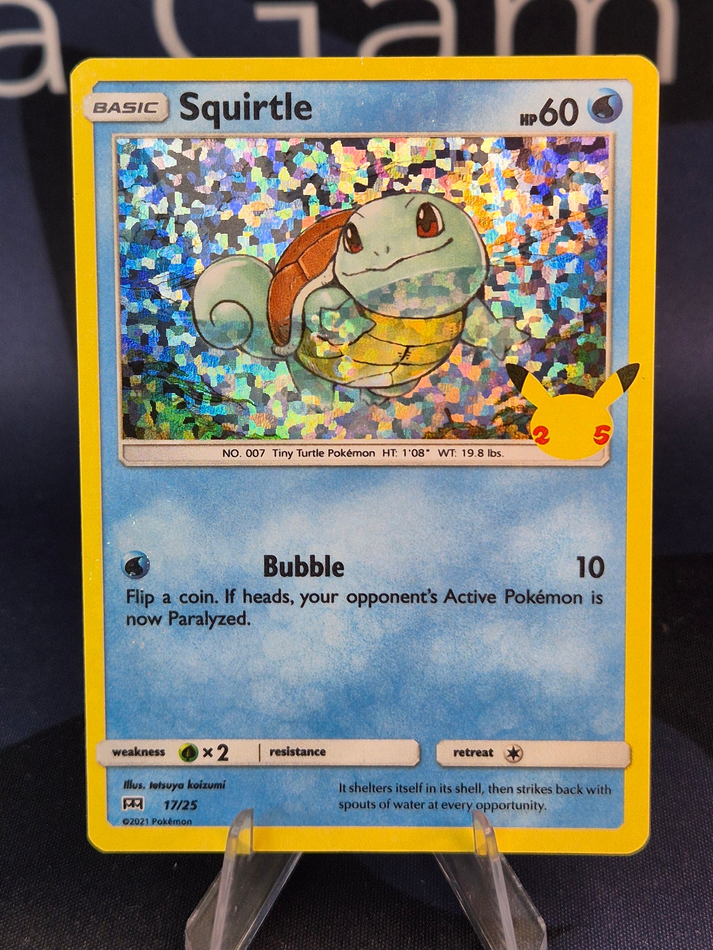 Squirtle 17/25 McDonalds 2021 Holo